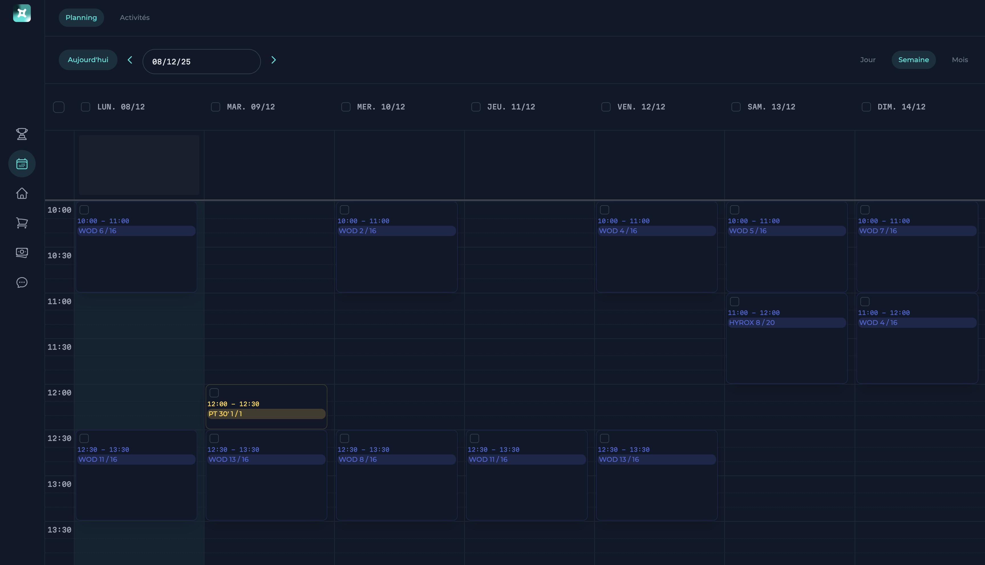 Planning InYourBox - Interface Owner